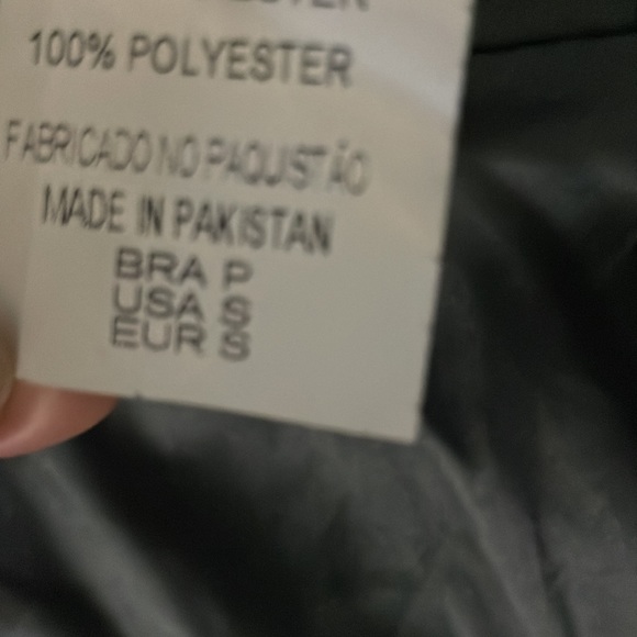 Osken black perforated leAther jacket - Picture 9 of 10